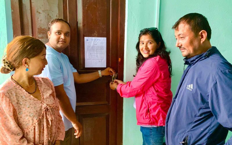 पत्रकार महासघ इलाम शाखामा तालाबन्दी