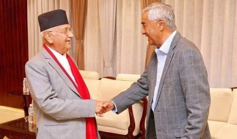 कांग्रेस र एमालेको सत्ता सहकार्य : राजनीतिक वृत्त तरङ्गित