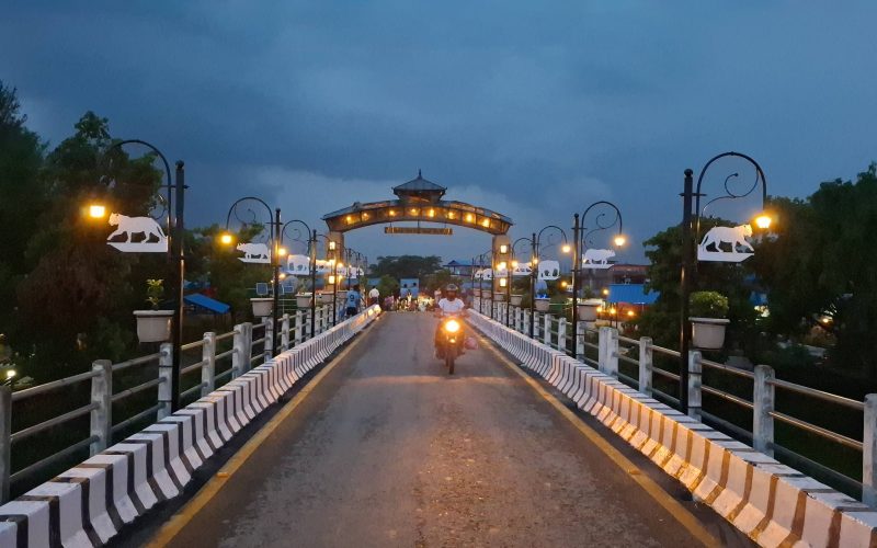 चित्रसारी पुलबाट सौराहा सौन्दर्यकरणको सुरुवात