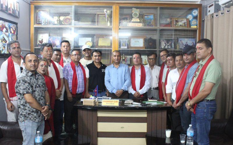 रत्ननगर उवासंघमा बाग्लुङ उवासंघको टोलीलाई स्वागत