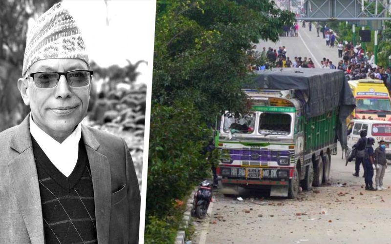 गठ्ठाघर दुर्घटनाः पक्राउ परेका ट्रक चालक कारागार चलान