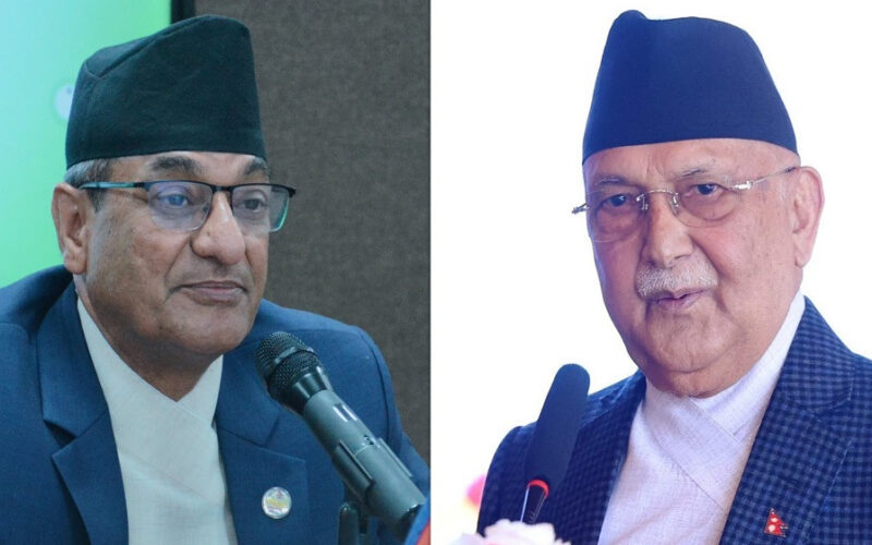 निवर्तमान प्रधानमन्त्री ओली, तत्कालीन गृहमन्त्री लेखकलाई कानुनी दायरामा ल्याउन माग