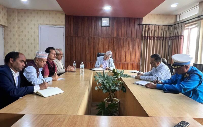 चाडपर्वमा यातायात व्यवस्थित गर्न उच्चस्तरीय समिति गठन गर्ने निर्णय