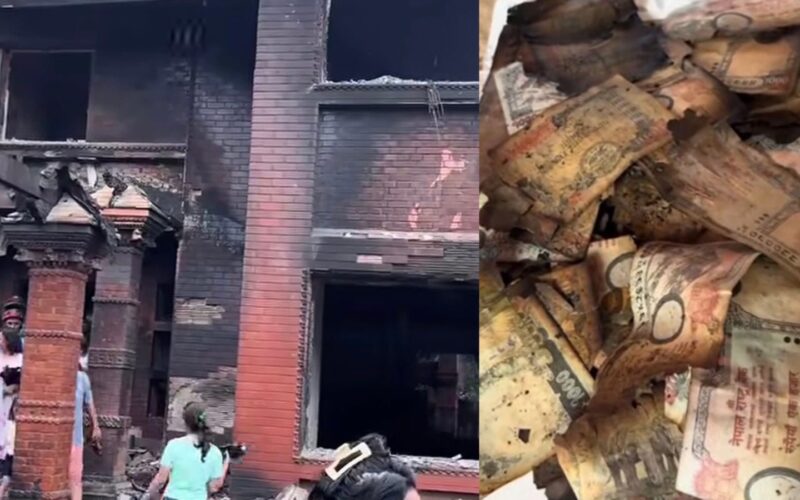 देउवा र खड्काको घरमा ‘जलेका पैसा’ को अनुसन्धान सुरु