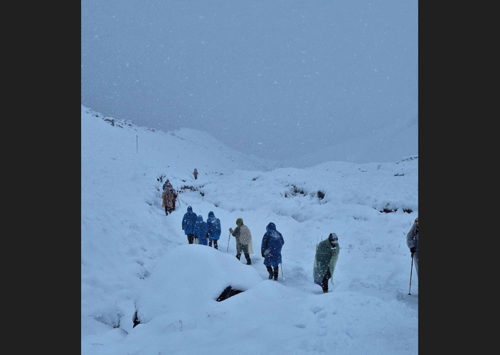जोखिमयुक्त ठाउँमा पदयात्रा नगर्न कास्की प्रशासनको आग्रह