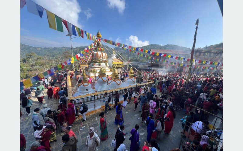 ‘पितृ’ का नाममा दीप प्रज्वलन गर्दै नमोबुद्ध जात्रा सम्पन्न