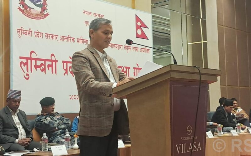 सुशासन प्रवद्र्धन र निर्वाचनको अभिभारा पूरा गर्ने सरकारको मुख्य जिम्मेवारीः गृहमन्त्री
