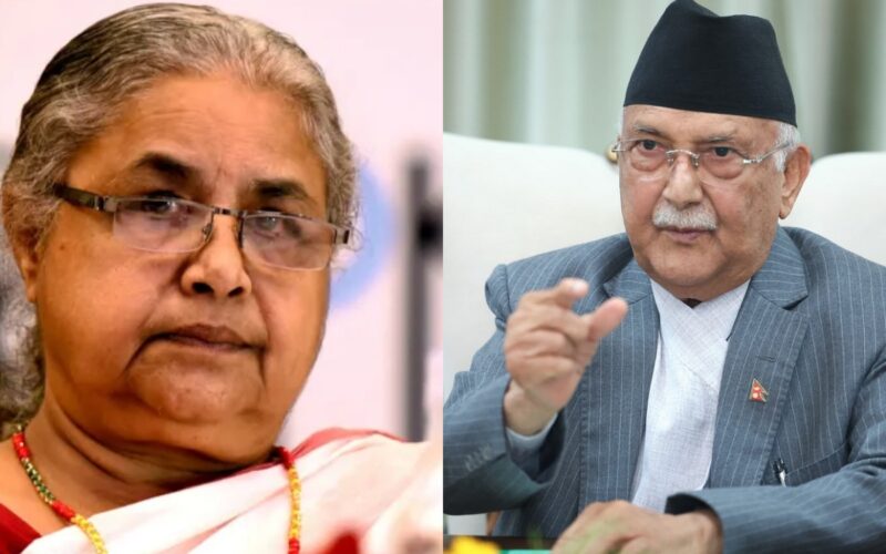 तपाईँ चुनाव गराउने को हो ? तमासा नदेखाउनुस्ः ओली