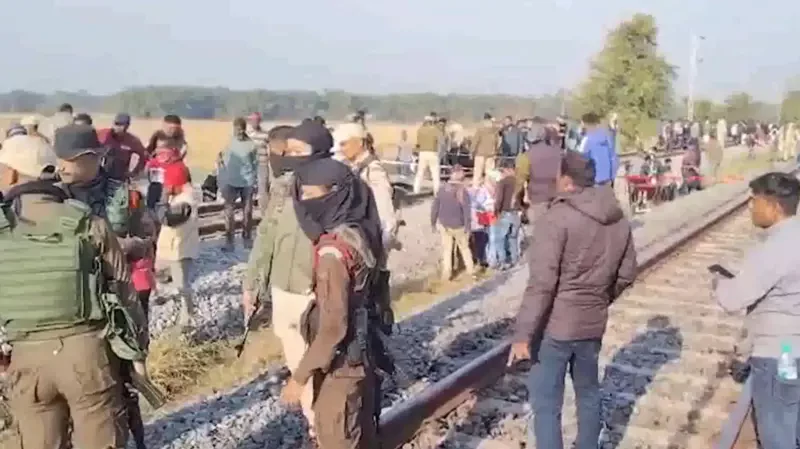 रेलसँग हात्तीको बथान ठोक्किदाँ ८ हात्तीको मृत्यु, ५ डिब्बा ट्र्याकबाहिर