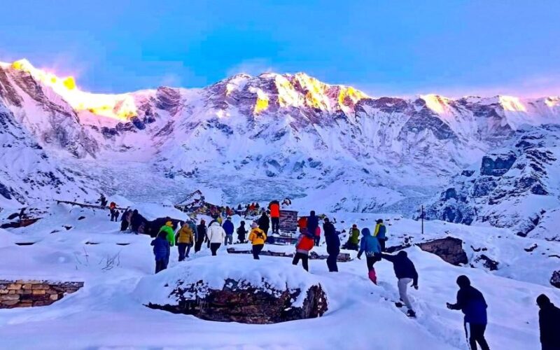 तीन लाख पर्यटकले गरे अन्नपूर्ण क्षेत्रको भ्रमण