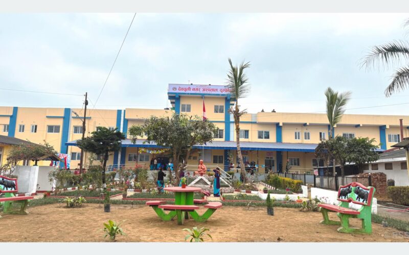 नवलपुरमा चौध करोडमा अस्पताल भवन निर्माण