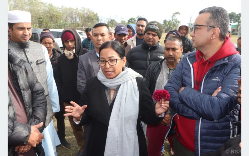 नारायणीबाट बस्ती जोगाउन नगरप्रमुख दाहालको अग्रसरता