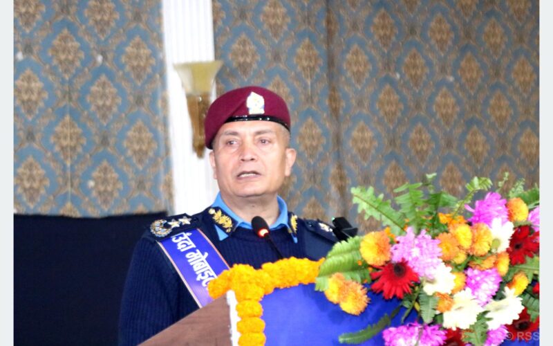 कठिन परिस्थितिमा पनि प्रहरी सुरक्षामा प्रतिबद्ध छः प्रहरी महानिरीक्षक कार्की