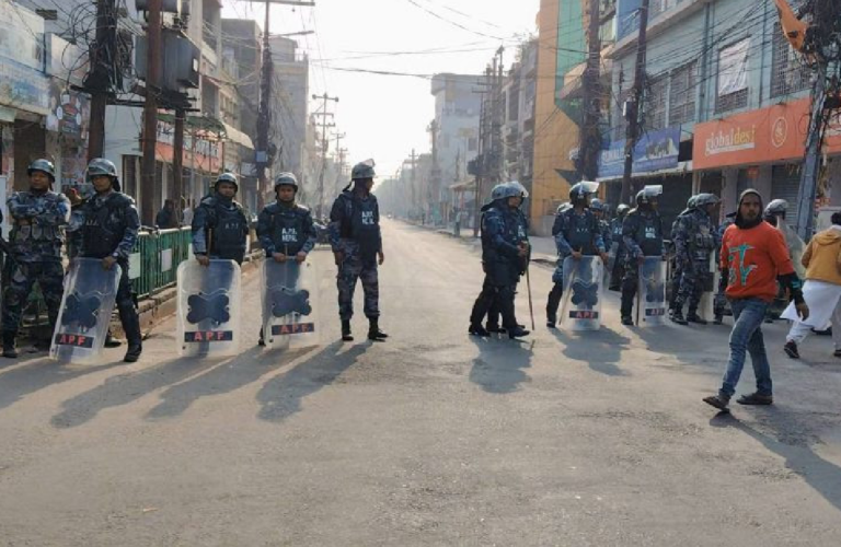 वीरगञ्जमा कर्फ्यू आदेश आज दिउसो १ः०० बजेसम्म थप