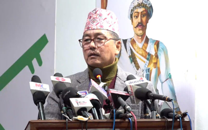 आगामी निर्वाचनमा राप्रपा पहिलो पार्टी बन्नसक्छः अध्यक्ष लिङदेन
