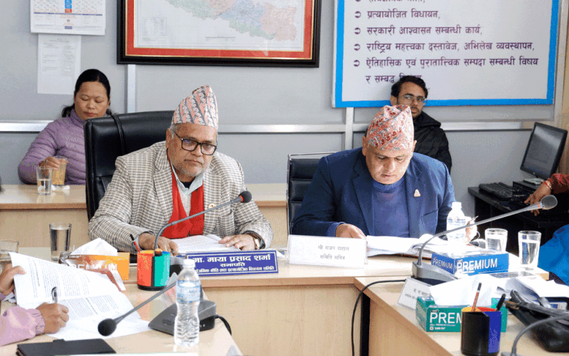 प्रत्यायोजित विधायन समितिले बारुदी सुरुङ र विस्फोटक पदार्थ सम्बन्धमा सुरक्षा निकायसँग छलफल गर्ने