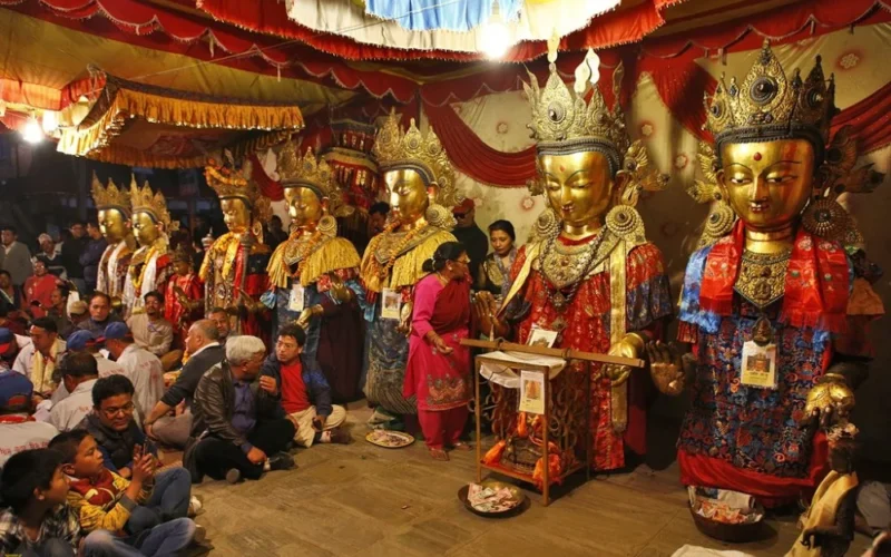 भक्तपुरमा ‘सम्यक दान पर्व’ मनाइँदै
