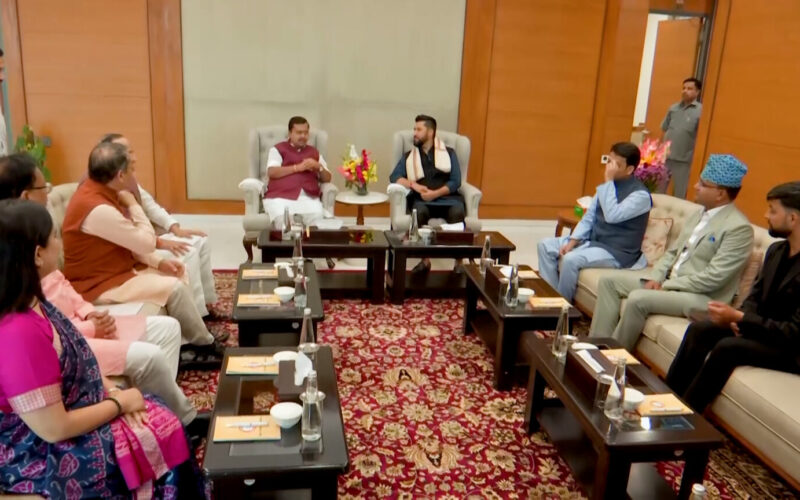 दिल्लीमा रवि लामिछानेको दौडधुप