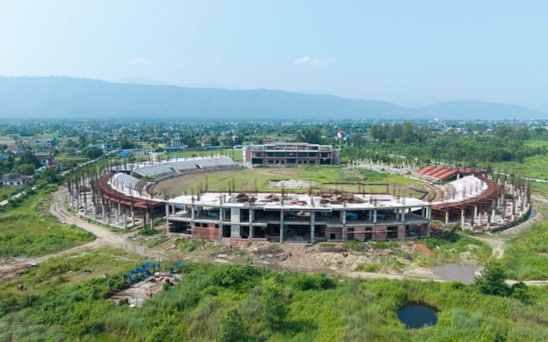 तोकिएको समयमै सम्पन्न नहुने अवस्थामा गौतमबुद्ध अन्तर्राष्ट्रिय क्रिकेट रङ्गशाला