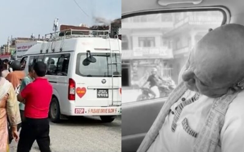 चितवनमा गाडी चलाउँदै गर्दा स्टेरिङमै ढलेका चन्द्रबहादुरले आफ्नो प्राण गुमाएर १४ यात्रुलाई नयाँ जीवन दिए