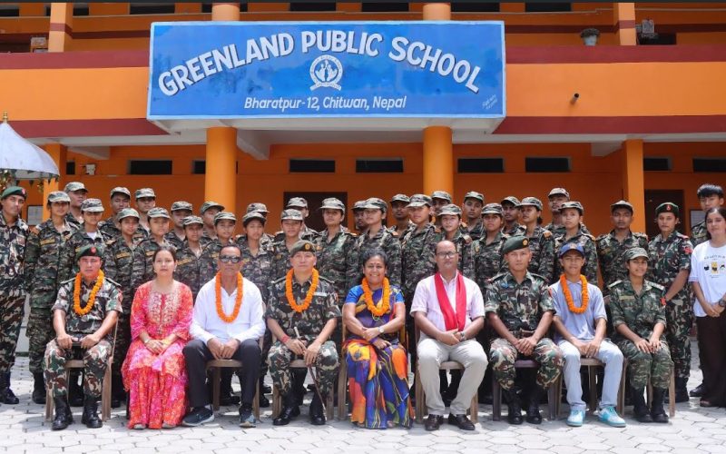 सेनाको एनसीसी तालिम भरतपुरको ग्रीनल्याण्ड पब्लिकमा सुरु