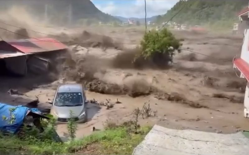 रसुवागढी भन्सारको संरचनामा पूर्ण क्षति, विवरण संकलन गरिँदै