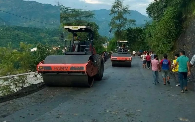 कृष्णभीरकाे नयाँ ट्याक अन्तिम चरणमा : असोज १ गतेदेखि यातायात सञ्चालनको तयारी