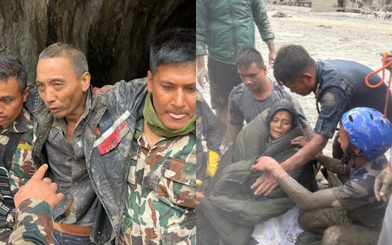 बाढीको ११औँ दिनमा चमत्कारः नुवाकोटमा वृद्ध महिला र रसुवामा चिनियाँ नागरिक जीवितै उद्धार