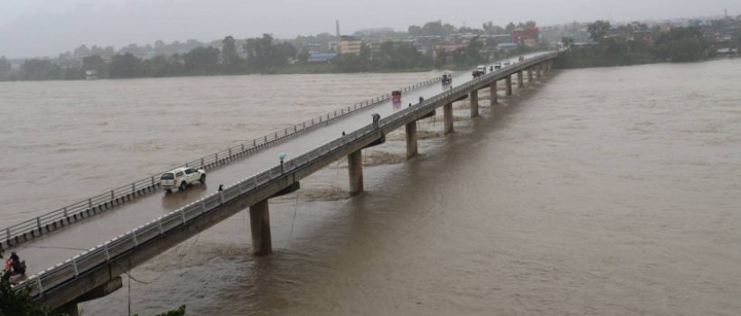 flood at narayani